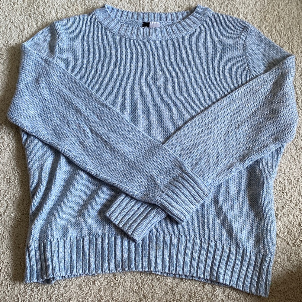 Blue Knit Sweater